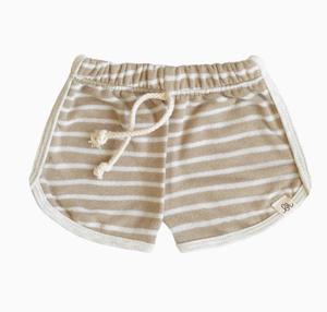 Shorts de surf décontractés pour garçons, en molleton bouclette, avec cordon de serrage, longueur mi-cuisse, pour bébés et jeunes enfants, idéal pour l'été et la plage. - Product Image 5