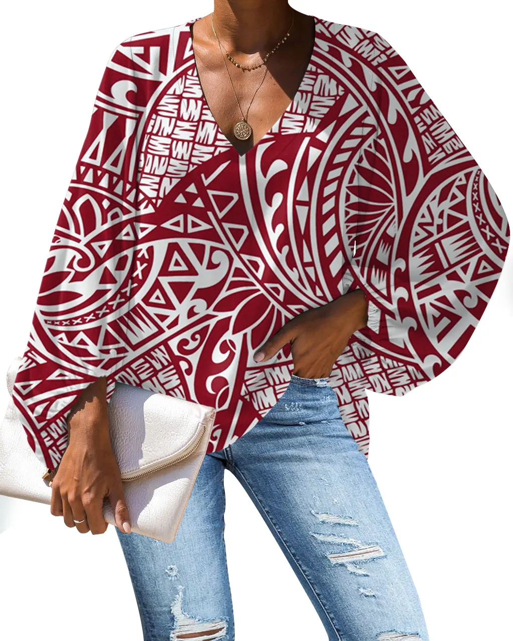 Chemises hawaïennes florales, vêtements pour femmes, imprimé Tribal traditionnel nigérian, manches longues, ample, chemisiers décontractés, hauts confortables, automne 2020