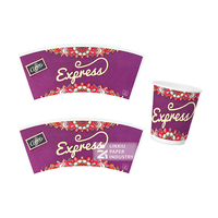 Gobelets en papier jetables de qualité alimentaire recyclables de 6 oz, 8 oz, 12 oz pour boissons chaudes, avec logo personnalisé, vente en gros