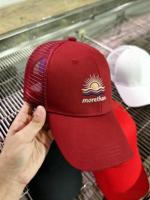 Groothandel Terry Stof Argyle Fruitpatroon Puff Print Blank 6-Panel Baseball Cap Custom Logo Unisex Sportpet
