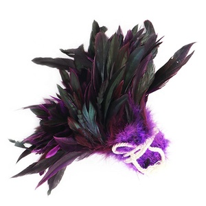 Venta al por Mayor de Plumas Naturales de Gallo de 6-8 Pulgadas (15-20 cm), Plumas de Cola de Gallo Teñidas en Varios Colores, Marca Xinyuling, Origen China, para Manualidades - Product Image 2