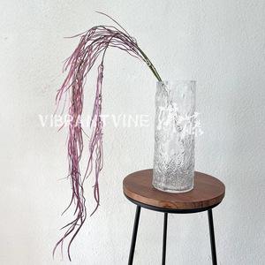 Herbe artificielle en forme de barbe de dragon, lianes en plastique de 30 cm à 100 cm, accessoires de décoration murale et de plafond pour mariage et maison - Product Image 2