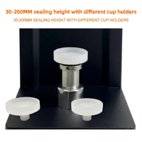 DEEPACK Commercial 370W Scelleuse automatique robuste pour canettes de boissons, machine à sertir les canettes de bière et de soda
