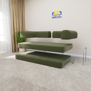 Canapé d'Angle Vintage d'Occasion Compressé sous Vide pour Salon Rembourrage Moelleux Ensemble de Meubles de Salon - Product Image 1