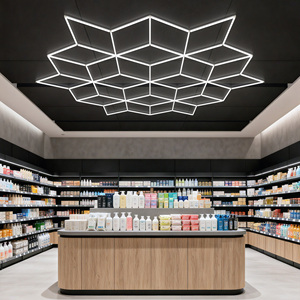 Lumières LED en forme de fleur à connexion sans soudure sur mesure, lumières de travail pour salle <span class=keywords><strong>d</strong></span>'exposition automobile, lumières <span class=keywords><strong>d</strong></span>'inspection, lumières en forme de flocon de neige - Product Image 4