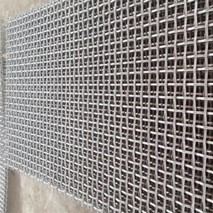 304 316 #2 <span class=keywords><strong>3</strong></span> 5 8 10 Dây lưới thép không gỉ crimped lưới khai thác màn hình cho rung - Product Image 2