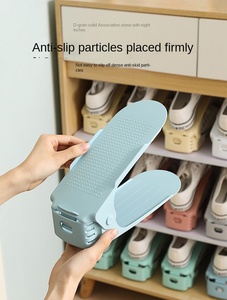 Zapatero Ajustable de Doble Capa Engrosado, Armario de Almacenamiento Plegable para el Hogar y Dormitorio, Práctico Organizador de Zapatos por Capas - Product Image 6