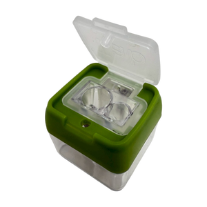 Taille-crayon ABS à 2 trous, 3,5x3,5x3,5 cm, fourni directement par l'usine, vente en gros du fabricant, taille-crayon à double trou - Product Image 2