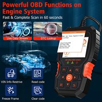 Lector de Códigos 2 en 1 para Camiones y Automóviles ANCEL HD601, Escáner Diésel de Uso Pesado, Compatible con J1939 J1708 ISO27145 Euro6
