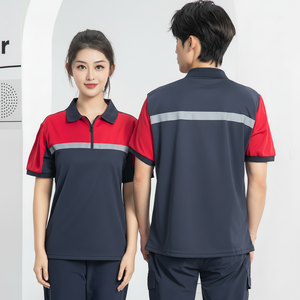 Polo décontracté pour homme T-shirt de golf léger à manches courtes en coton biologique avec boutons de quart de sublimation - Product Image 1