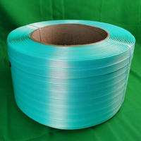 Cinta de Embalaje de Poliéster AAR con Impresión de Logotipo Personalizado en Color Verde, 16mm 19mm 25mm 32mm, Cordón Compuesto para Embalaje de Palés de Exportación