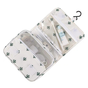 Pas cher grand stockage de toilette maquillage pendaison polyester imprimé mignon sac - Product Image 1