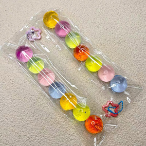 NEW Instagram Rainbow Transparent Ball <b>Squishy</b>-Soft Bouncy Stress Relief Gift for Kids Adults Relax Time Decompression Toys - Product Image 1