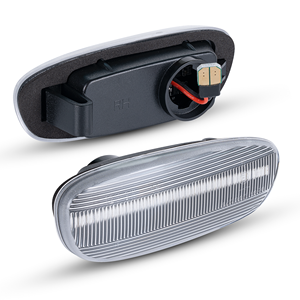 Rõ ràng Ống Kính <span class=keywords><strong>LED</strong></span> Side Marker đèn cho Subaru Impreza GC GM GF 1993 2001 điều khiển Side/hành khách Side Amber <span class=keywords><strong>LED</strong></span> lần lượt singal ánh sáng - Product Image 4