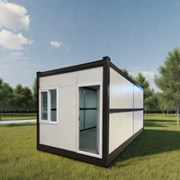 Vente directe d'usine portable 3 en 1 maison pliable conteneur petite maison pliante