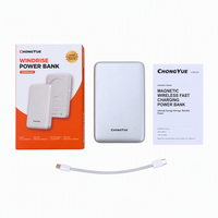 Batterie externe magnétique sans fil 10000 mAh, charge rapide PD 30W, ultra-mince en aluminium, chargeur portable compatible Type-C, compatible avec la plupart des appareils