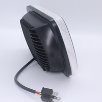 Feux de travail pour voiture 4x4, 45W, phares LED carrés 5x7, 6000K blanc, étanches IP67, feux de conduite tout-terrain 4x4
