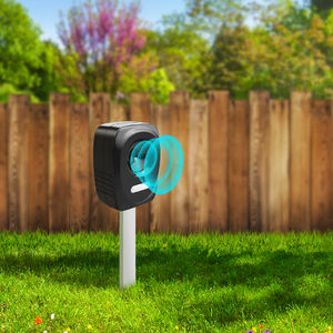 음파 고양이 개 새 쥐 퇴치기 친환경 방수 배터리 구동 650 평방미터 해충 방제 장치 - Product Image 3