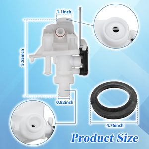 Módulo de válvula de agua para inodoro RV, pieza de repuesto FC004 para inodoros RV 31688 31687 31683 31680, componente de plástico - Product Image 2