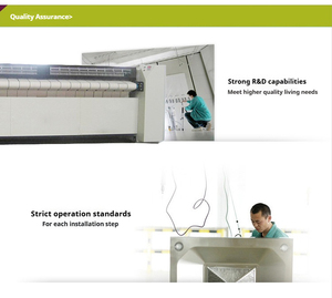 Cao hệ thống treo Robot <span class=keywords><strong>Linen</strong></span> ủi Báo Chí điện chính xác hơi ironer OEM ODM hỗ trợ tự làm sạch ủi Máy gấp - Product Image 4