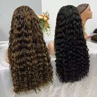 Perruque en cheveux naturels vietnamiens bruts, Fournisseur de perruques en cheveux humains vietnamiens bruts 15A, Perruque en cheveux humains bouclés bruts birmans pour femmes noires
