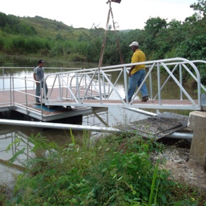 Passerelle marine Pont D'embarquement ponton bateau échelle flotteur bateau - Product Image 5