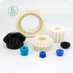 Fabbrica di ingranaggi in plastica ad alta precisione ingranaggi a vite senza fine in miniatura in plastica elicoidale doppia in nylon elicoidale