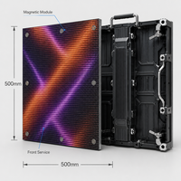 Pantalla LED de Alquiler para Interiores P3.91 4K 120Hz, Módulo Magnético de 500x500mm, Gabinete de Servicio Frontal con Bloqueo Rápido para Escenarios de Eventos