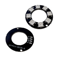 Carte de développement d'anneau lumineux intelligent RGB OKY3212-1 8 bits WS2812 5050 LED RGB pleine couleur pour Arduino
