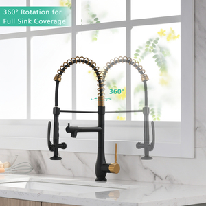 Смеситель кухонный с вытяжным опрыскивателем - Product Image 4