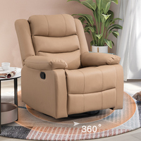 Chaise de Salon multifonctionnelle réglable en cuir PVC populaire de haute qualité Canapé simple Fauteuil de canapé inclinable