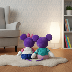 Super morbido topolino peluche cartone animato figura di bambola imbottita regalo per bambini OEM ODM fabbrica all'ingrosso - Product Image 3