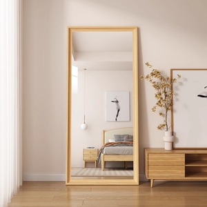 Espejo <span class=keywords><strong>de</strong></span> Cuerpo Entero <span class=keywords><strong>de</strong></span> Madera para Vestidor, Espejo Decorativo Grande para Dormitorio o Sala <span class=keywords><strong>de</strong></span> Estar, Venta al por Mayor - Product Image 2