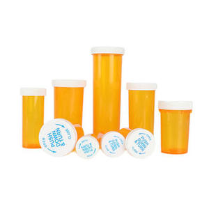 ผู้ผลิตขวดพลาสติกสีเหลืองอำพันสำหรับยาตามใบสั่งแพทย์  บรรจุภัณฑ์สำหรับร้านขายยา  ขวดป้องกันเด็กเปิดได้  ฝาปิดแบบกลับด้านได้  ขวดใส่ยาเม็ด - Product Image 4