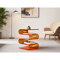 Meubles de salon |   Table console en acrylique de haute qualité |   Durable |   Designs de luxe de style européen moderne |   Couleurs variées