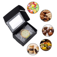 Boîte à gâteaux Bento Cookie en papier de Noël rose avec logo imprimé en carton personnalisé Vente en gros