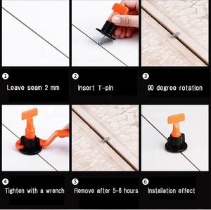 Système <span class=keywords><strong>de</strong></span> nivellement <span class=keywords><strong>de</strong></span> carreaux réutilisable, espaceurs <span class=keywords><strong>de</strong></span> nivellement réglables, cales <span class=keywords><strong>de</strong></span> nivellement - Product Image 6