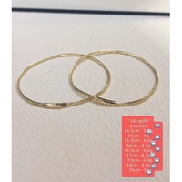 Bracelet unisexe minimaliste et élégant en or 18 carats avec moissanite, léger et raffiné, idéal pour le superposition et les tenues quotidiennes