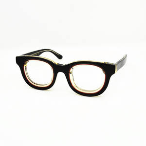 Marco cuadrado grueso para <span class=keywords><strong>gafas</strong></span>, diseño de personalidad, marco de luz plano para hombres y mujeres, novedad de 8,0 - Product Image 2