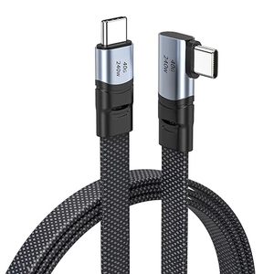 Pastall bán buôn phẳng Cáp USB C <span class=keywords><strong>4.0</strong></span> 40Gbps Cáp 8K Loại C USB nhanh chóng sạc phẳng Dây cáp dữ liệu cho điện thoại để <span class=keywords><strong>Android</strong></span> - Product Image 1