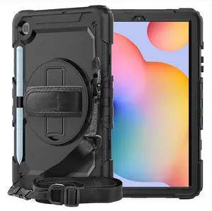 Screen Protector Case For Samsung Galaxy Tab S6 Lite 10.4 Inch With Hands Strap And Shoulder Wrist SM-P610