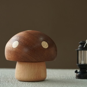 Caja de música de madera con diseño de hongo para niños de 3 a 6 años, juguete educativo, regalo - Product Image 3