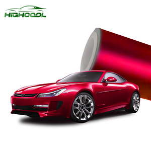 Rollo de vinilo autoadhesivo de cuerpo completo para coche, película de alta calidad, color rojo, gran oferta, venta al por mayor - Product Image 1