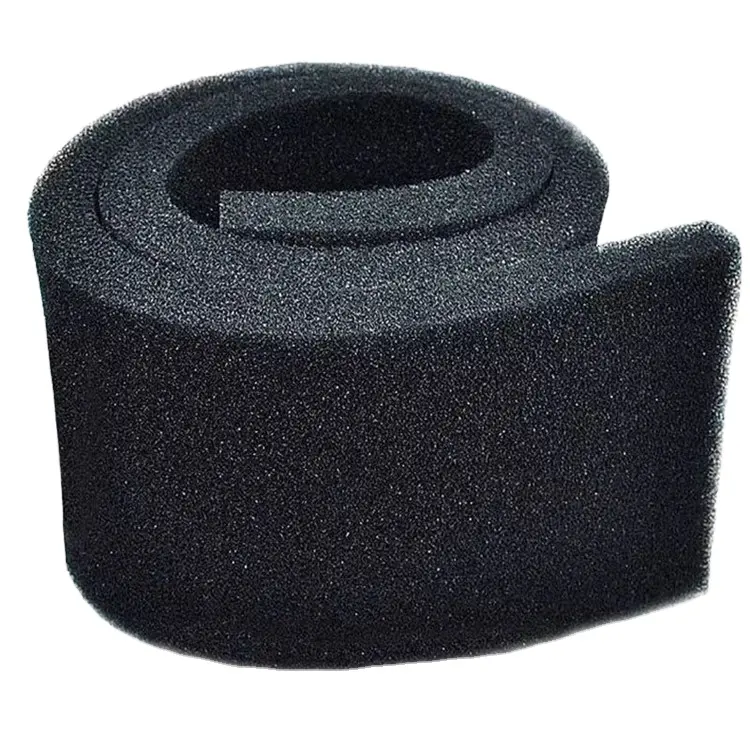 Аквариумный фильтр, хлопковая черная губка, 10-60ppi, полиуретановый Поролоновый фильтр