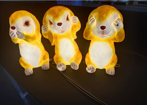 Customized Ip65 Outdoor Led 3d <b>Rabbit</b> Neon Lamp Garden Decor <b>Light</b> For New Year's Day And Home Yard Decorations - Product Image 1