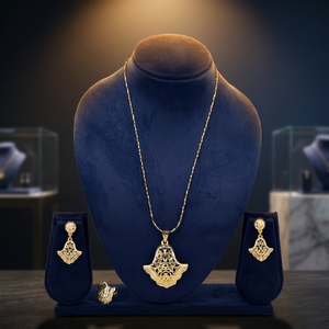 Juego de Colgantes de Latón al por Mayor con Baño de Oro 14K/18K/24K para Mujer, Diseño Tradicional, Joyería de Moda, Oro, Joyería - Product Image 3