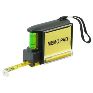 promotional 3m 2m meter tape measure with pen spirit level measuring tape