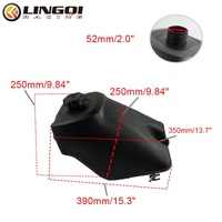 LING QI Réservoirs d'essence en plastique de stockage d'huile 8L pour UTV ATV Quad Buggy Dirt Pit Bike Véhicule tout-terrain