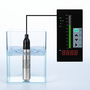 AOSHENG 고정밀 0.5% FS 금속 수중 레벨 트랜스미터 IP68 보호 4-20mA 출력 물탱크 액체 레벨 - Product Image 1