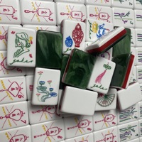 Qingchen - Juego de Fichas de Mahjong Americanas de Lujo, Fichas de la Suerte de Calidad, Diseño Moderno en Mármol Verde, Acrílico, para 4 Jugadores, Resistente al Agua